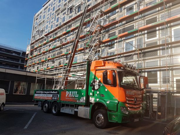 Beispielarbeit von Paul Gerüstbau & Bauservice GmbH - veröffentlicht auf Geruestbau.org