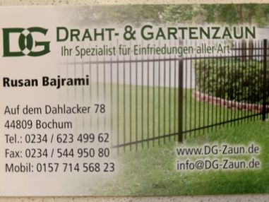 Rushan Bajrami Zaunbau Gartenpflege in Bochum
