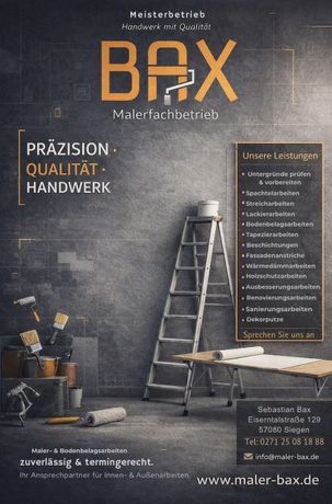 Beispielarbeit von Sebastian Bax Malerfachbetrieb - veröffentlicht auf Maler.org