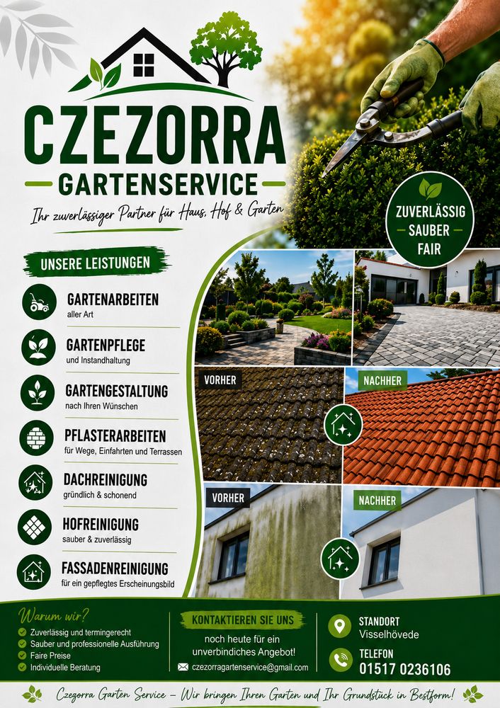 Logo der Firma Czezorra Gartenservice aus Walsrode auf dem Branchenportal Gartenbau.org