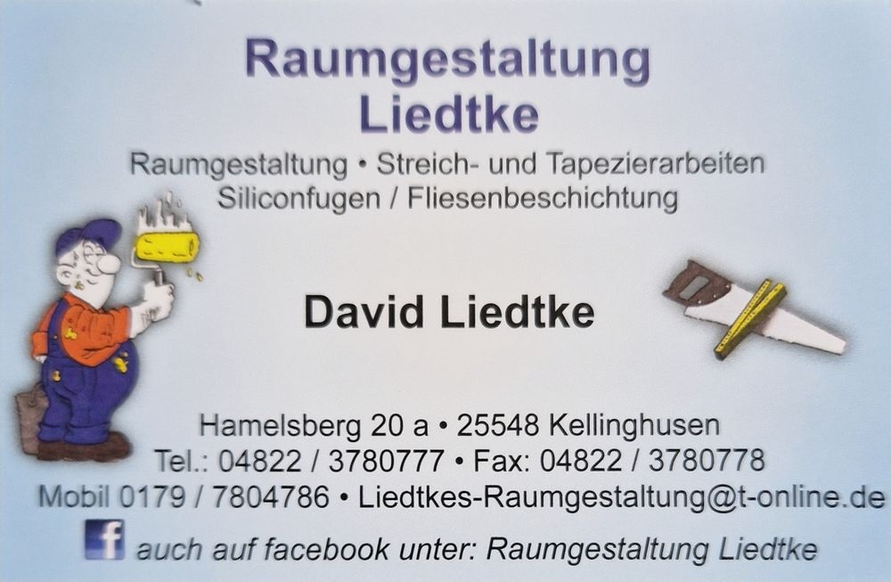 Logo der Firma Raumgestaltung Liedtke aus Kellinghusen auf dem Branchenportal Maler.org
