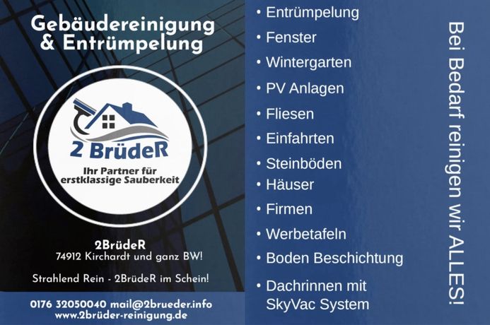 Beispielarbeit von 2BrüdeR Gebäudereinigung & Entrümpelung - veröffentlicht auf Hausmeisterdienste.net