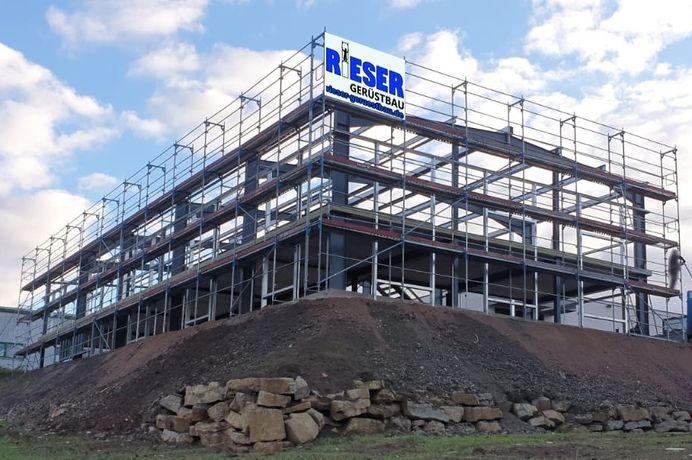 Beispielarbeit von Rieser Gerüstbau - veröffentlicht auf Geruestbau.org
