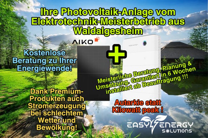 Beispielarbeit von Easy Energy Solutions GmbH & Co. KG - veröffentlicht auf Elektriker.org