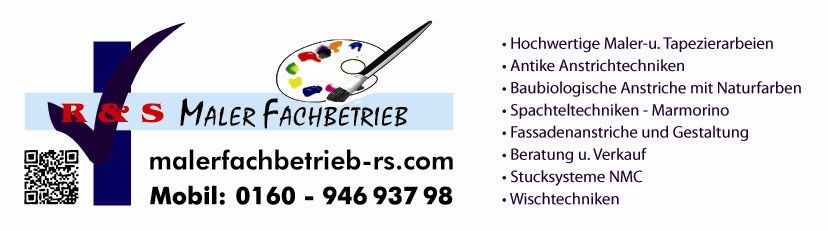 Logo der Firma Malerfachbetrieb RS GmbH aus Moosburg/Wang auf dem Branchenportal Maler.org