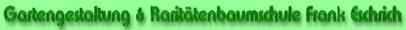 Logo der Firma Frank Eschrich Gartengestaltung aus Lohmen auf dem Branchenportal Gartenbau.org