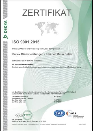 Beispielarbeit von Firma Saliev Dienstleistungen - veröffentlicht auf Maler.org
