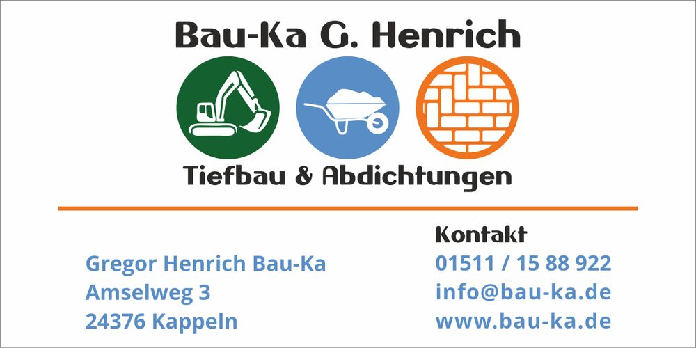 Logo der Firma Bau-Ka Erd- und Pflasterarbeiten aus Kappeln auf dem Branchenportal Gartenbau.org