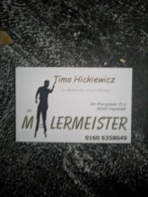 Malermeister Timo Hickiewicz in Ingolstadt