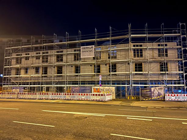 Beispielarbeit von Merkur Gerüstbau GmbH - veröffentlicht auf Geruestbau.org