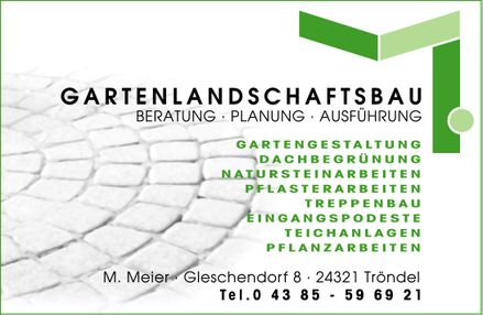 Gartenlandschaftsbau M. Meier in Tröndel