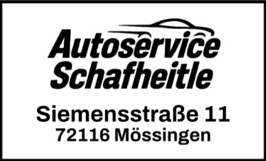 Autoservice Schafheitle GbR in Mössingen