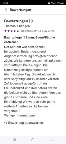 Beispielarbeit von Gartenpflege Müller und Bittruf - veröffentlicht auf Gartenbau.org