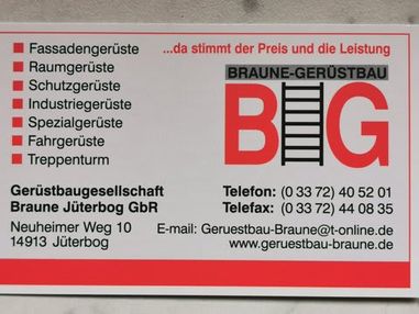 Gerüstbaugesellschaft Braune Jüterbog GbR in Jüterbog