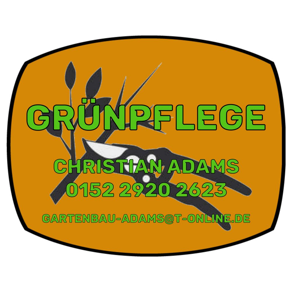 Logo der Firma Grünpflege Adams aus Hontheim auf dem Branchenportal Gartenbau.org