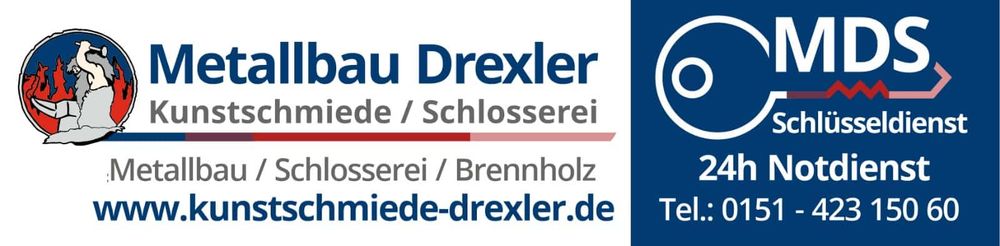 Logo der Firma Metallbau Drexler aus Schwandorf auf dem Branchenportal Schlosserei.net