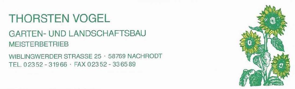 Logo der Firma Garten- und Landschaftsbau Thorsten Vogel aus Nachrodt-Wiblingwerde auf dem Branchenportal Gartenbau.org