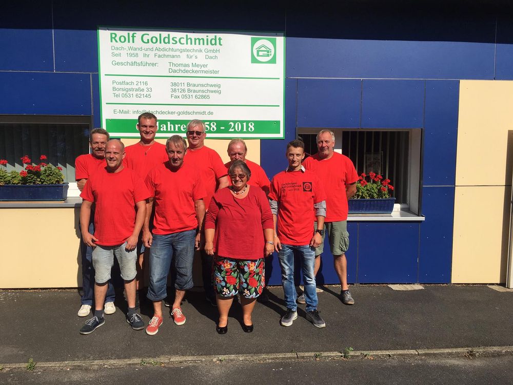 Logo der Firma Rolf Goldschmidt Dach- Wand- und Abdichtungstechnik GmbH aus Braunschweig auf dem Branchenportal Dachdecker.com