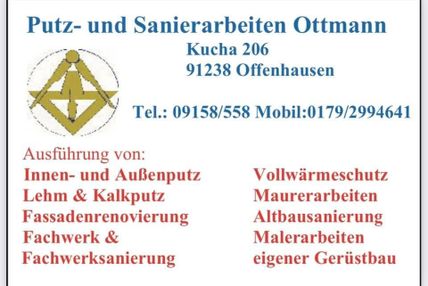 Putz & Sanierarbeiten in Offenhausen