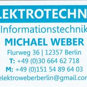 Michael Weber Elektrotechnik in Berlin