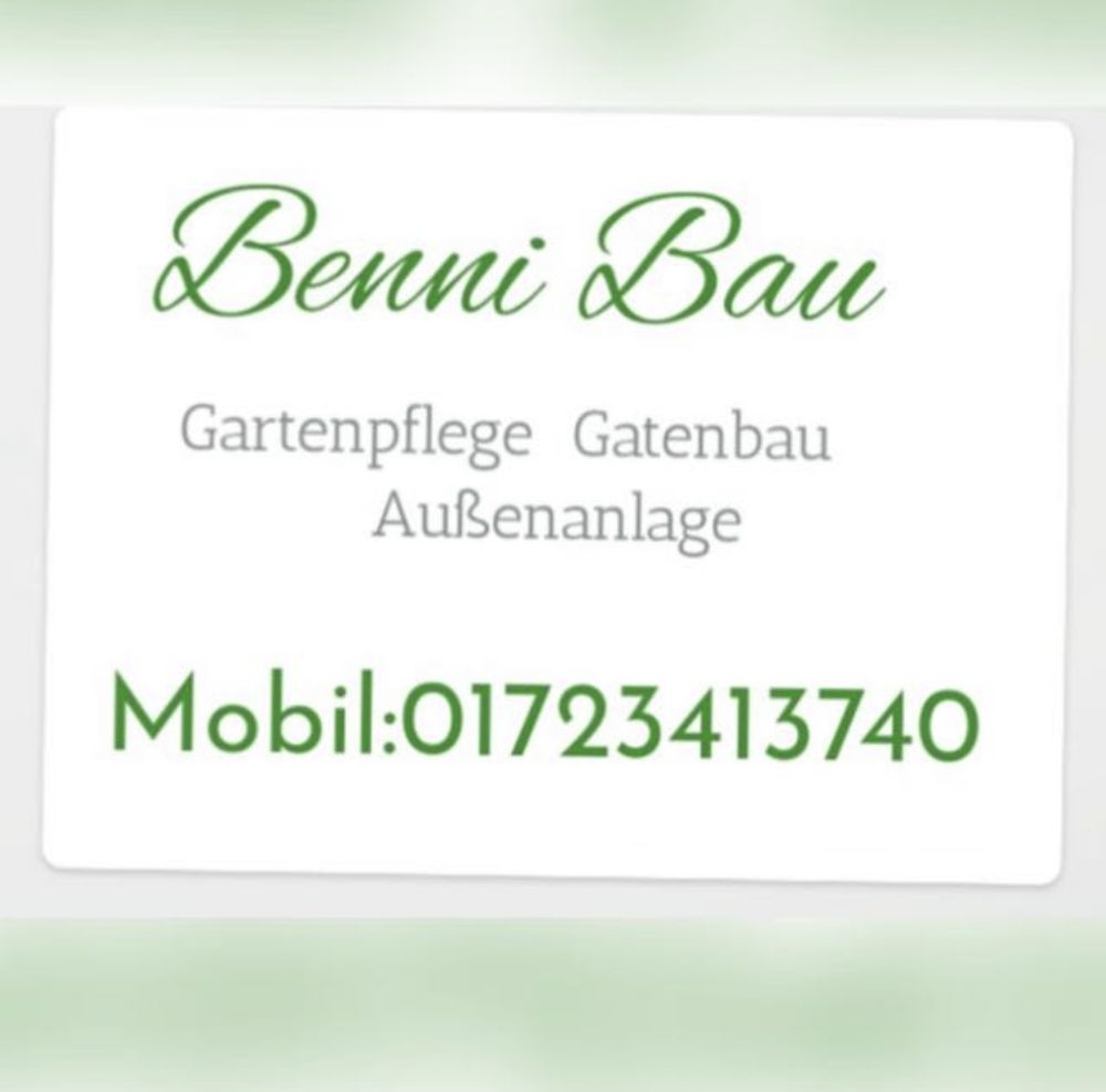 Logo der Firma Benni Bau aus Pfullingen auf dem Branchenportal Gartenbau.org