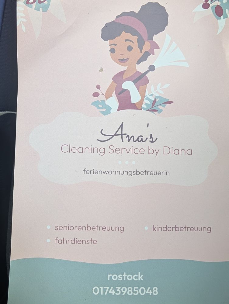 Logo der Firma Ana's Cleaning Service by Diana aus Rostock auf dem Branchenportal Hausmeisterdienste.net