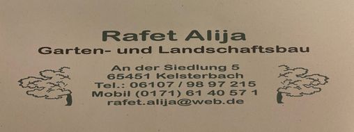 Garten- und Landschaftsbau Rafet Alija in Kelsterbach